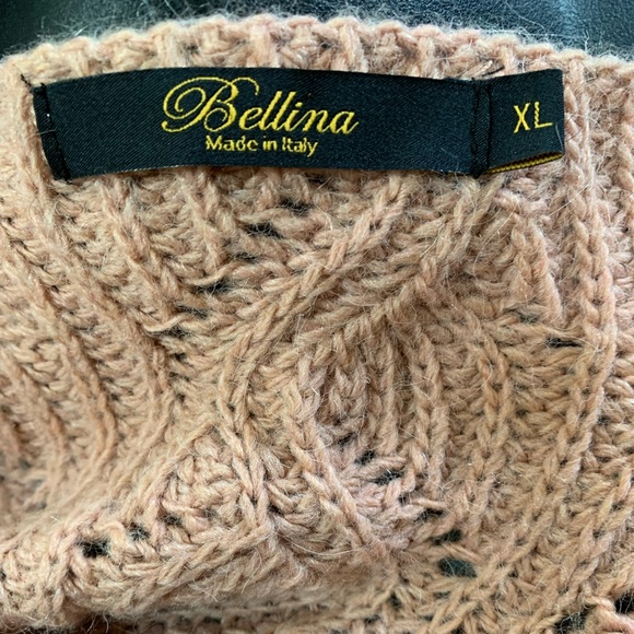 Bellina Size XL Pale Pink Chunky Knit Sweater. - Picture 7 of 7